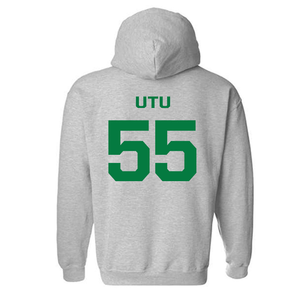 Oregon - NCAA Football : Douglas Utu - Classic Shersey Hooded Sweatshirt-1