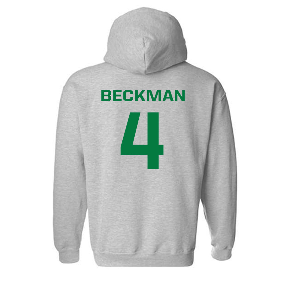 Oregon - NCAA Women's Lacrosse : Caitlin Beckman - Classic Shersey Hooded Sweatshirt-1