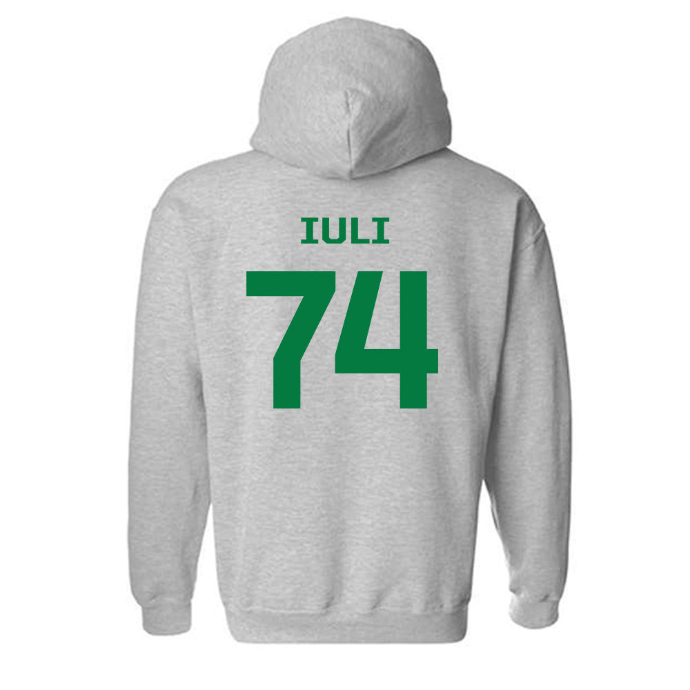 Oregon - NCAA Football : Dave Iuli - Classic Shersey Hooded Sweatshirt-1