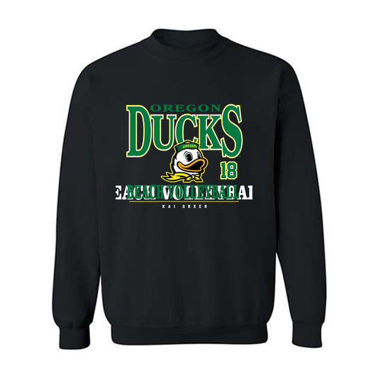 Oregon - NCAA Beach Volleyball : Kai Greer - Classic Fashion Shersey Crewneck Sweatshirt-0