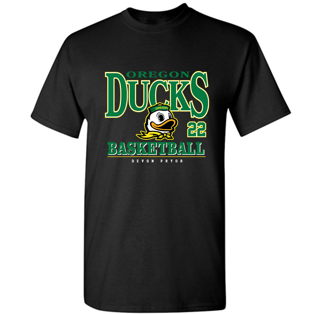 Oregon - NCAA Men's Basketball : Devon Pryor - Classic Fashion Shersey T-Shirt-0