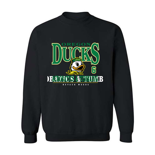 Oregon - NCAA Acrobatics & Tumbling : Nevaeh Woods - Classic Fashion Shersey Crewneck Sweatshirt-0