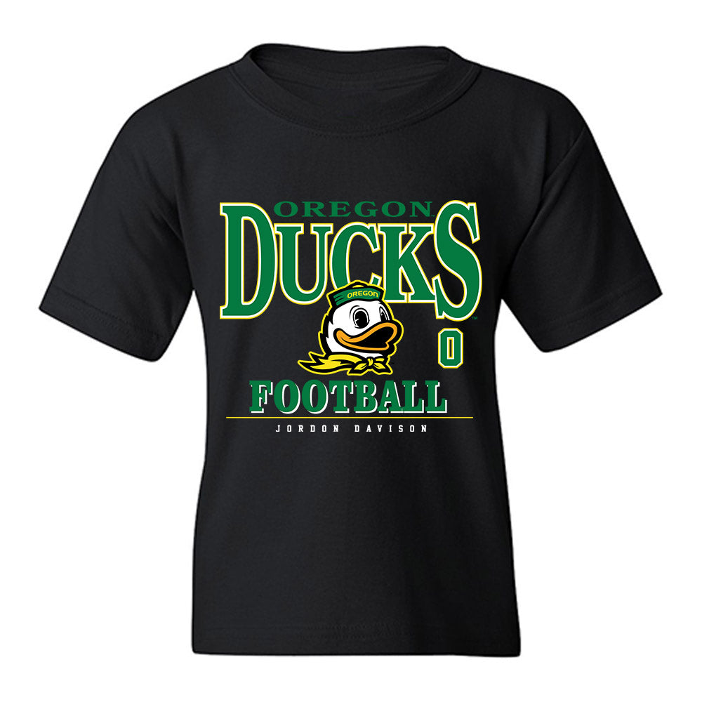 Oregon - NCAA Football : Jordon Davison - Classic Fashion Shersey Youth T-Shirt-0