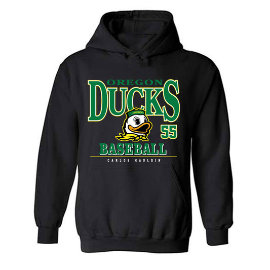 Oregon - NCAA Baseball : Carlos Mauldin - Classic Fashion Shersey Hooded Sweatshirt-0