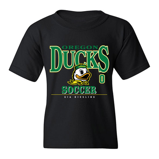 Oregon - NCAA Women's Soccer : Gia Kiesling - Classic Fashion Shersey Youth T-Shirt-0