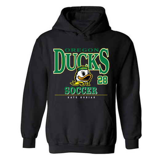 Oregon - NCAA Women's Soccer : Kate Kubiak - Classic Fashion Shersey Hooded Sweatshirt