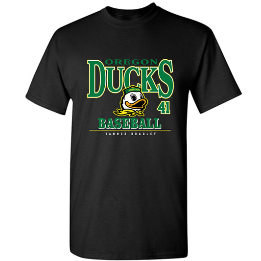 Oregon - NCAA Baseball : Tanner Bradley - Classic Fashion Shersey T-Shirt-0