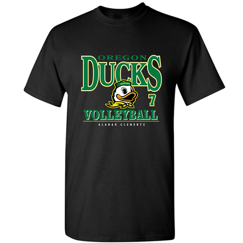 Oregon - NCAA Women's Volleyball : Alanah Clemente - Classic Fashion Shersey T-Shirt-0