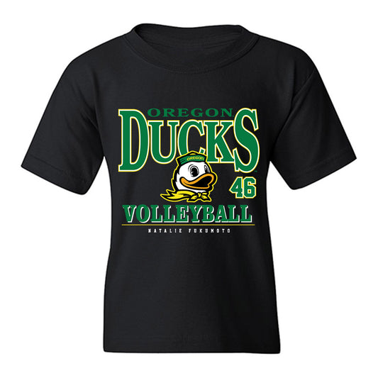 Oregon - NCAA Women's Volleyball : Natalie Fukumoto - Classic Fashion Shersey Youth T-Shirt-0