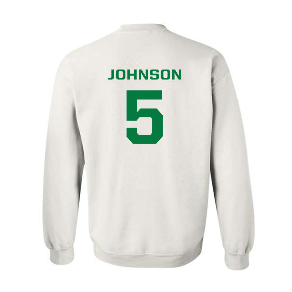 Oregon - NCAA Football : Theran Johnson - Classic Fashion Shersey Crewneck Sweatshirt-1