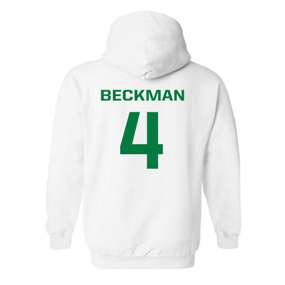 Oregon - NCAA Women's Lacrosse : Caitlin Beckman - Classic Fashion Shersey Hooded Sweatshirt-1