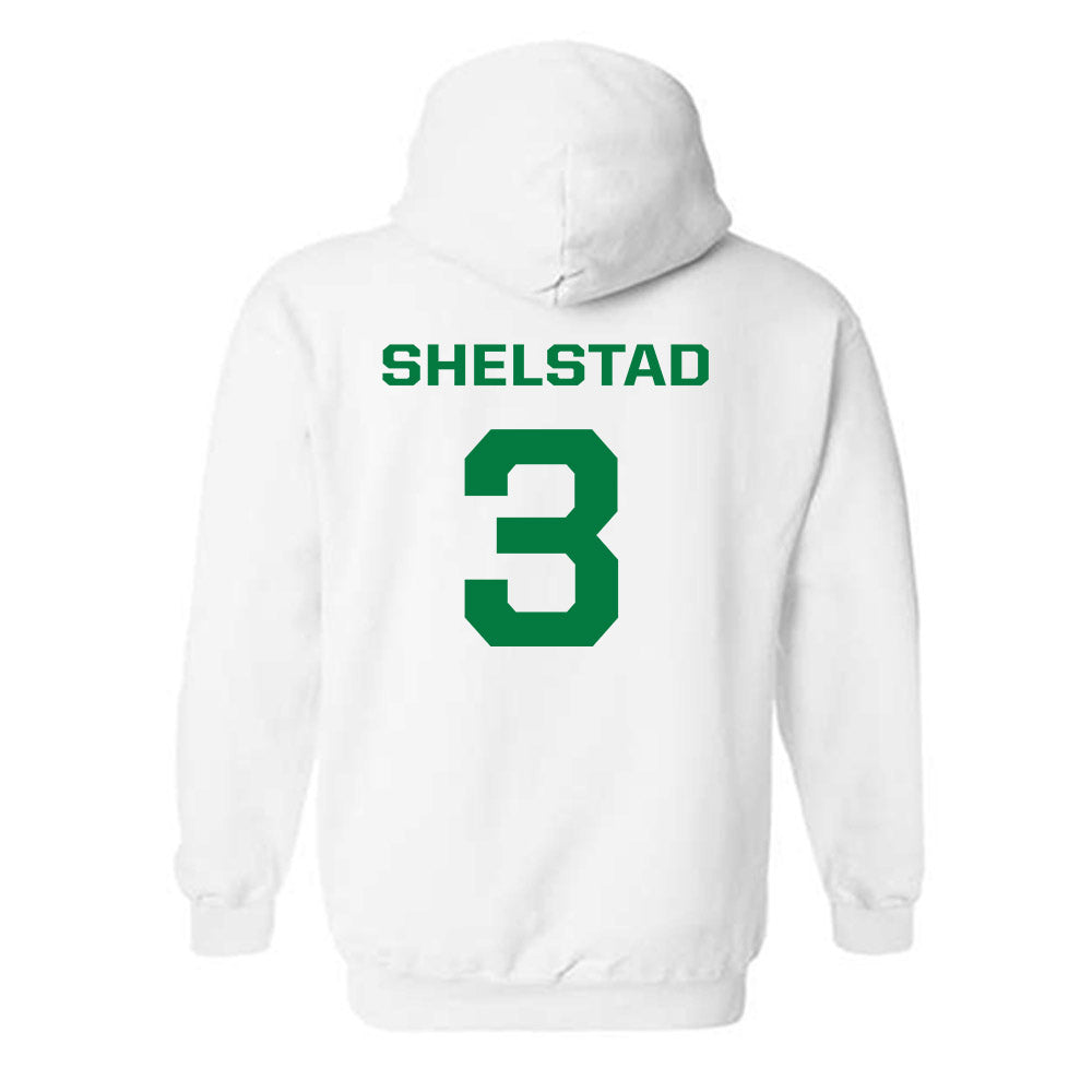 Oregon - NCAA Men's Basketball : Jackson Shelstad - Classic Fashion Shersey Hooded Sweatshirt-1