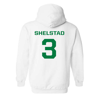 Oregon - NCAA Men's Basketball : Jackson Shelstad - Classic Fashion Shersey Hooded Sweatshirt-1