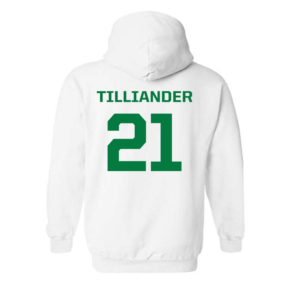 Oregon - NCAA Women's Basketball : Filippa Tilliander - Classic Fashion Shersey Hooded Sweatshirt-1