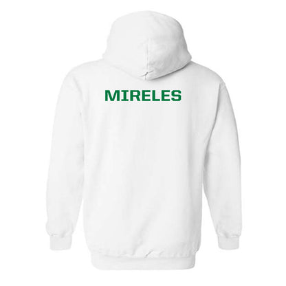 Oregon - NCAA Men's Track & Field : Michael Mireles - Classic Fashion Shersey Hooded Sweatshirt-1