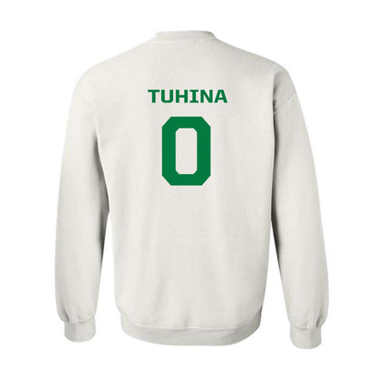 Oregon - NCAA Women's Basketball : Astera Tuhina - Classic Fashion Shersey Crewneck Sweatshirt-1