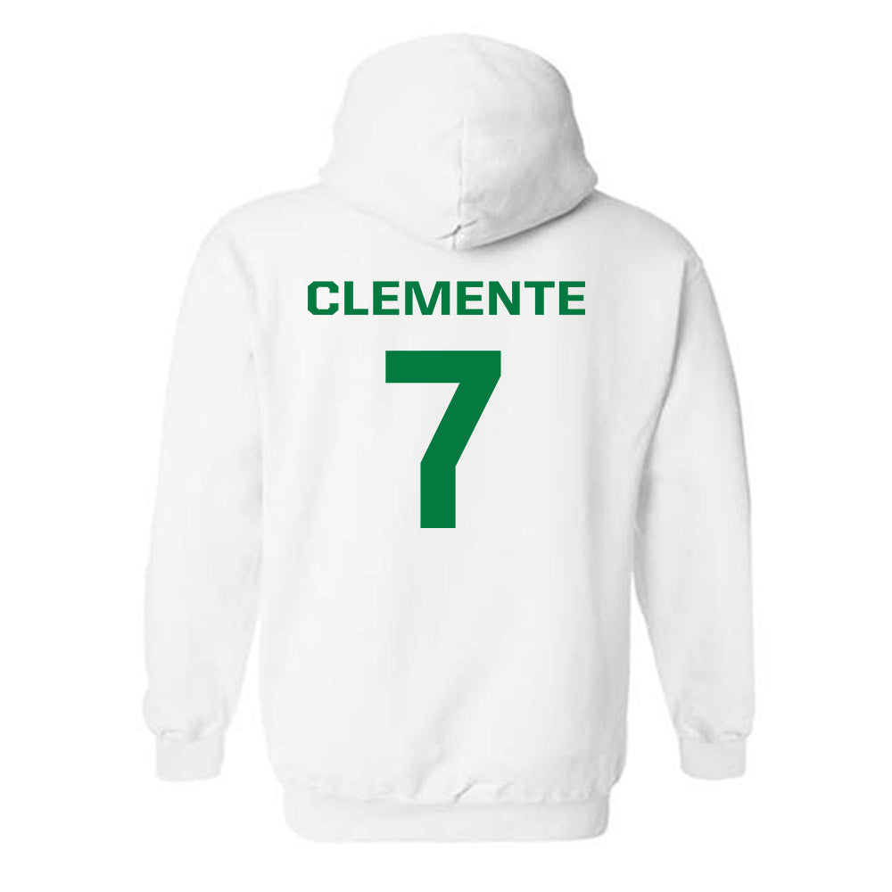 Oregon - NCAA Women's Volleyball : Alanah Clemente - Classic Fashion Shersey Hooded Sweatshirt-1