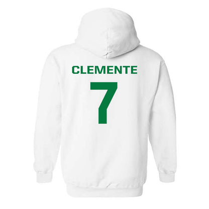Oregon - NCAA Women's Volleyball : Alanah Clemente - Classic Fashion Shersey Hooded Sweatshirt-1