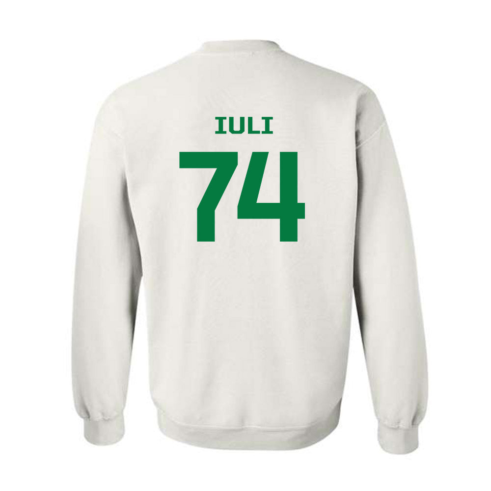 Oregon - NCAA Football : Dave Iuli - Classic Fashion Shersey Crewneck Sweatshirt-1