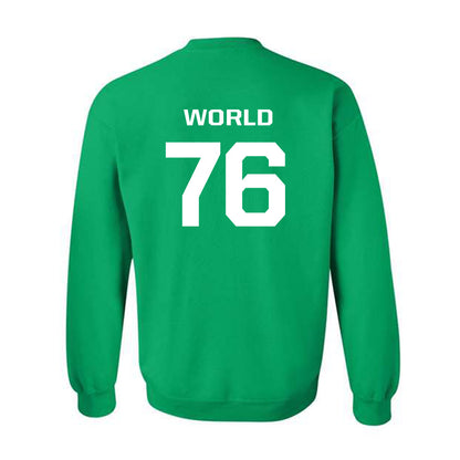 Oregon - NCAA Football : Isaiah World - Classic Fashion Shersey Crewneck Sweatshirt-1