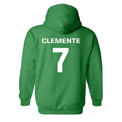 Oregon - NCAA Women's Volleyball : Alanah Clemente - Classic Fashion Shersey Hooded Sweatshirt-1