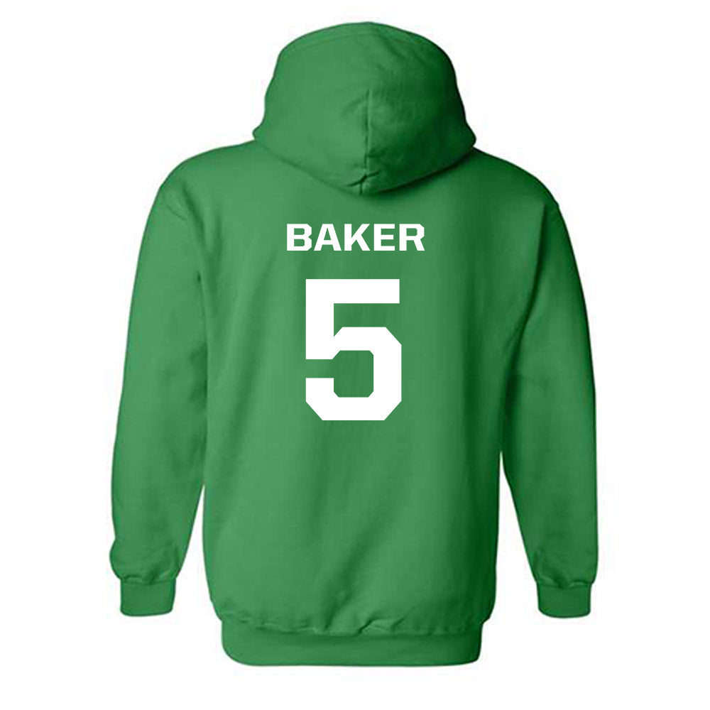 Oregon - NCAA Women's Lacrosse : Hazel Baker - Classic Fashion Shersey Hooded Sweatshirt-1