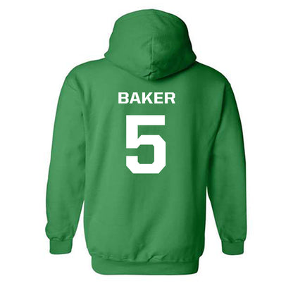 Oregon - NCAA Women's Lacrosse : Hazel Baker - Classic Fashion Shersey Hooded Sweatshirt-1