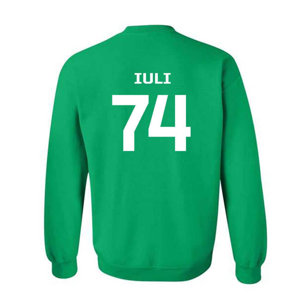 Oregon - NCAA Football : Dave Iuli - Classic Fashion Shersey Crewneck Sweatshirt-1