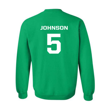 Oregon - NCAA Football : Theran Johnson - Classic Fashion Shersey Crewneck Sweatshirt-1