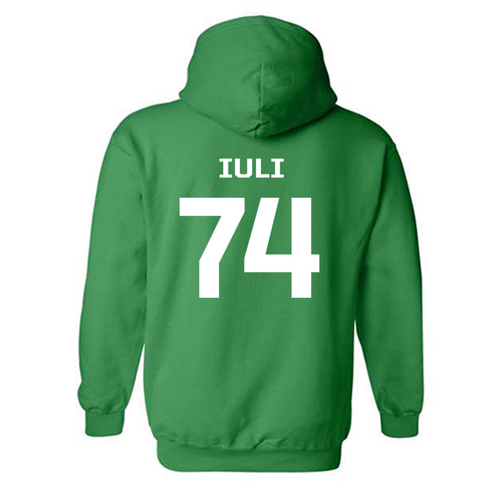 Oregon - NCAA Football : Dave Iuli - Classic Fashion Shersey Hooded Sweatshirt-1