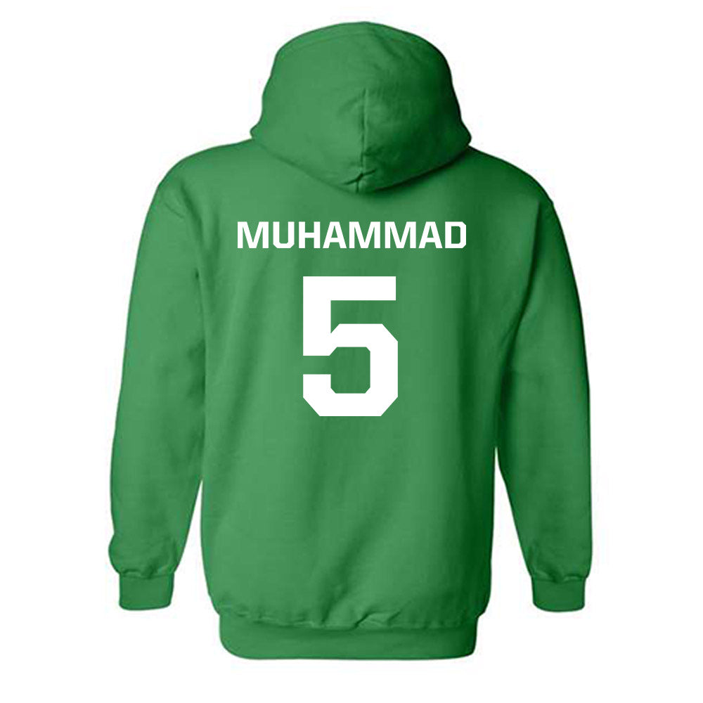 Oregon - NCAA Women's Basketball : Amina Muhammad - Classic Fashion Shersey Hooded Sweatshirt-1