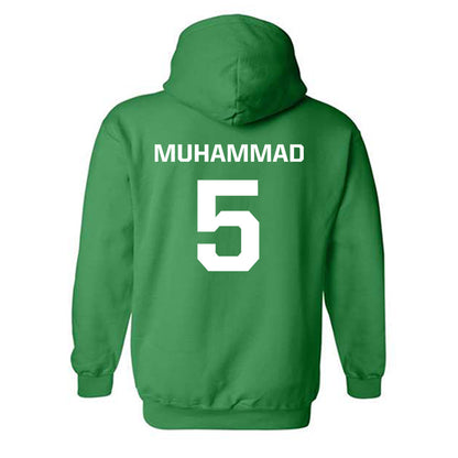 Oregon - NCAA Women's Basketball : Amina Muhammad - Classic Fashion Shersey Hooded Sweatshirt-1