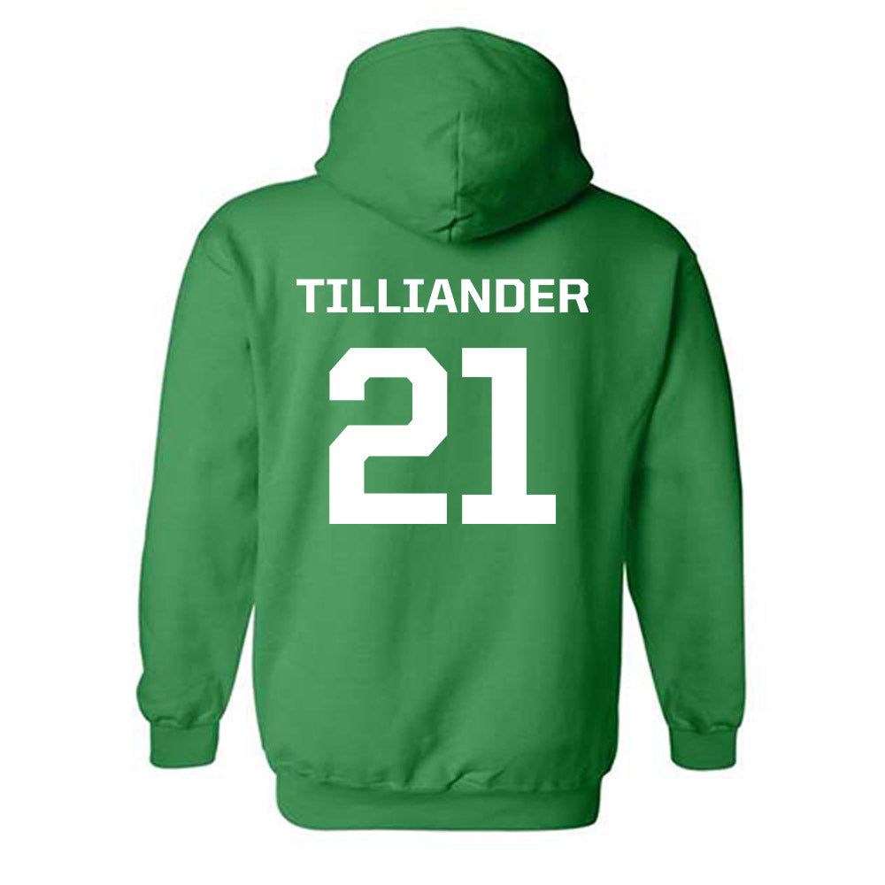 Oregon - NCAA Women's Basketball : Filippa Tilliander - Classic Fashion Shersey Hooded Sweatshirt-1