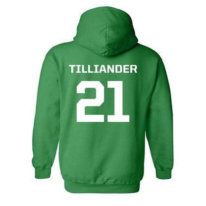 Oregon - NCAA Women's Basketball : Filippa Tilliander - Classic Fashion Shersey Hooded Sweatshirt-1