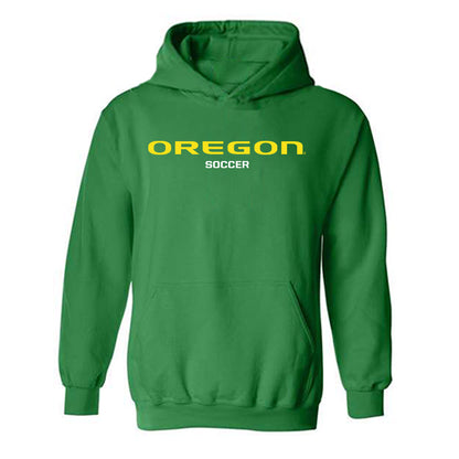 Oregon - NCAA Women's Soccer : Brooke Juncaj - Classic Fashion Shersey Hooded Sweatshirt-0