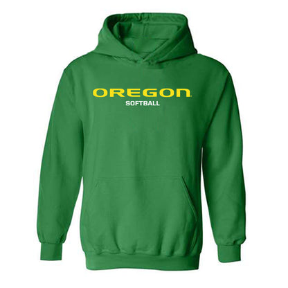 Oregon - NCAA Softball : Maddie Milhorn - Classic Fashion Shersey Hooded Sweatshirt-0