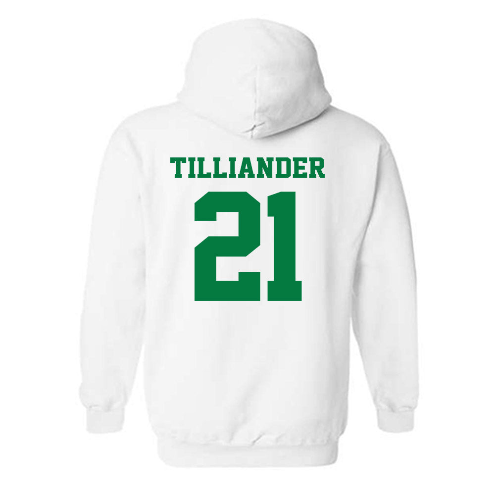Oregon - NCAA Women's Basketball : Filippa Tilliander - Classic Fashion Shersey Hooded Sweatshirt-1