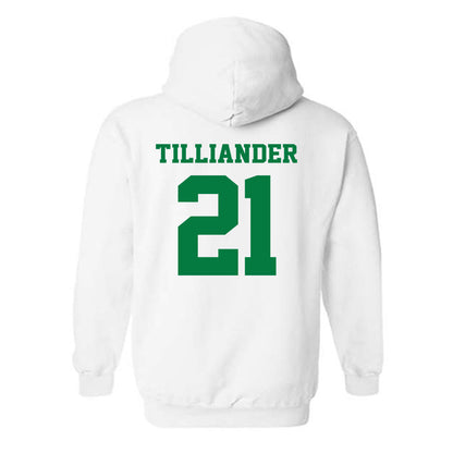 Oregon - NCAA Women's Basketball : Filippa Tilliander - Classic Fashion Shersey Hooded Sweatshirt-1