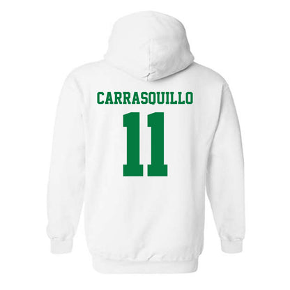 Oregon - NCAA Women's Lacrosse : Brianna Carrasquillo - Classic Fashion Shersey Hooded Sweatshirt-1