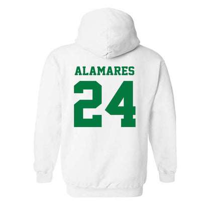 Oregon - NCAA Women's Soccer : Miya Alamares - Classic Fashion Shersey Hooded Sweatshirt-1