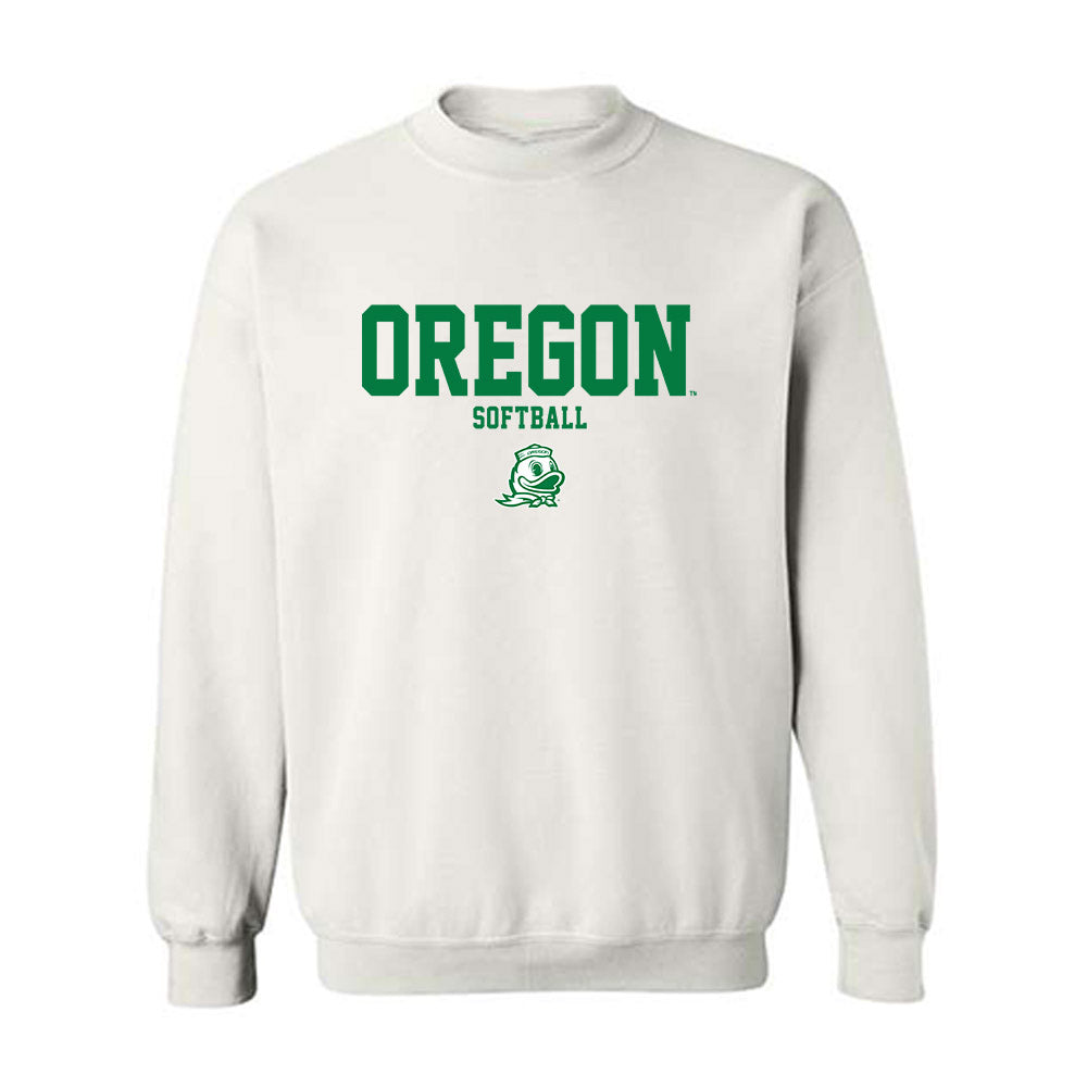 Oregon - NCAA Softball : Addison Amaral - Classic Fashion Shersey Crewneck Sweatshirt-0