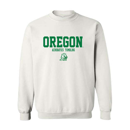 Oregon - NCAA Acrobatics & Tumbling : Haylie Macaraya - Classic Fashion Shersey Crewneck Sweatshirt-0
