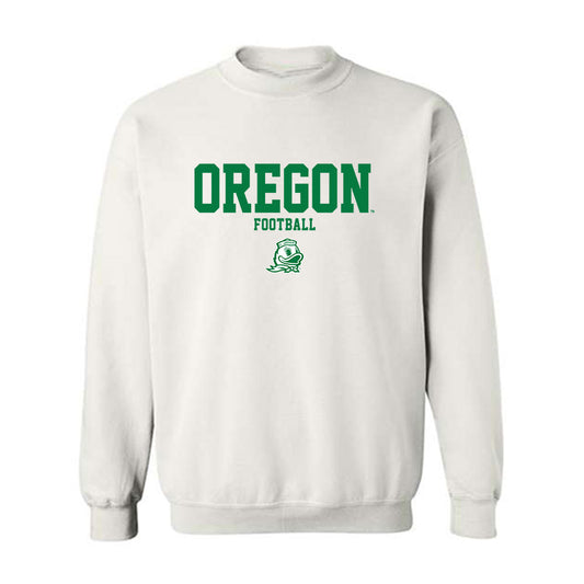 Oregon - NCAA Football : Dylan Raiola - Classic Fashion Shersey Crewneck Sweatshirt-0