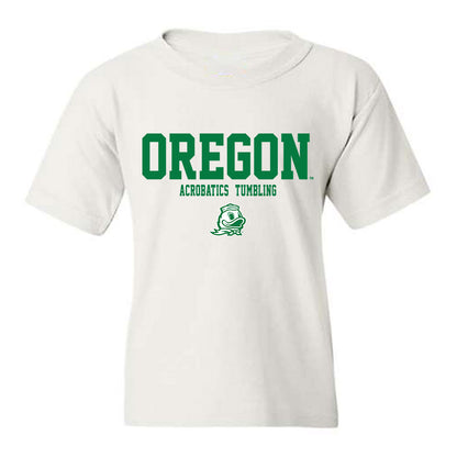 Oregon - NCAA Acrobatics & Tumbling : Mailee Tower - Classic Fashion Shersey Youth T-Shirt-0