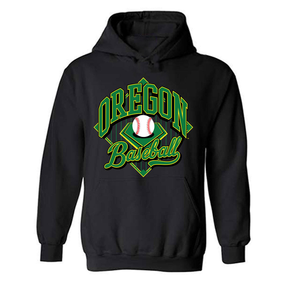 Oregon - NCAA Baseball : Carlos Mauldin - Sports Shersey Hooded Sweatshirt-0