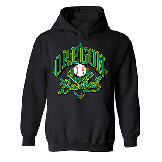 Oregon - NCAA Baseball : Nathan Christman - Sports Shersey Hooded Sweatshirt-0