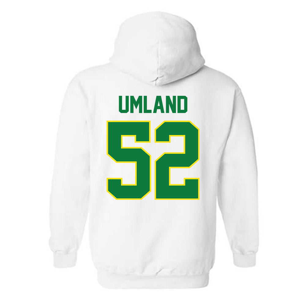 Oregon - NCAA Baseball : Alex Umland - Sports Shersey Hooded Sweatshirt-1