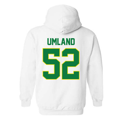 Oregon - NCAA Baseball : Alex Umland - Sports Shersey Hooded Sweatshirt-1