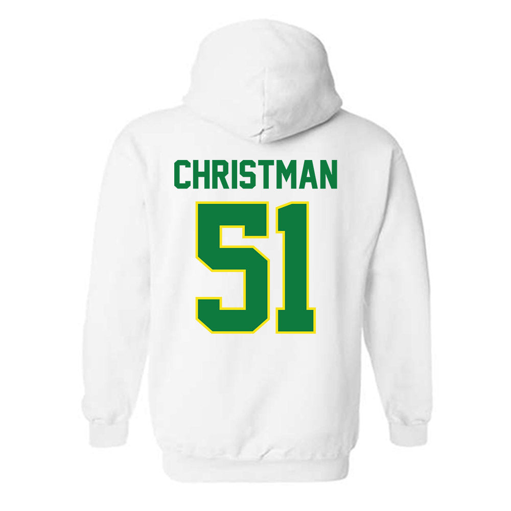 Oregon - NCAA Baseball : Nathan Christman - Sports Shersey Hooded Sweatshirt-1