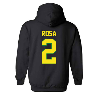 Oregon - NCAA Softball : Braiesey Rosa - Sports Shersey Hooded Sweatshirt-1